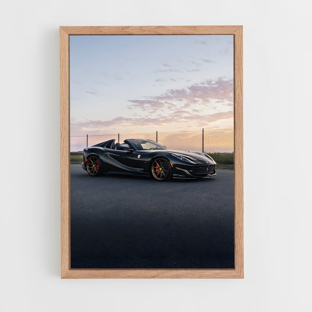 Poster gts charme – affiche Ferrari (vue 4)